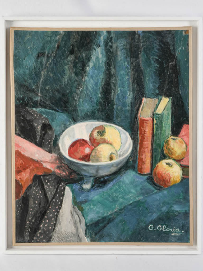 Vintage French painting still life  