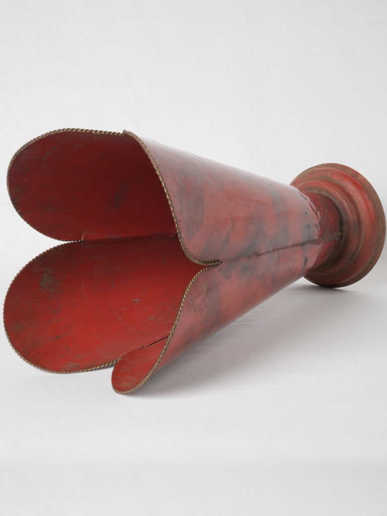 Unique early 20th-century tulip umbrella stand
