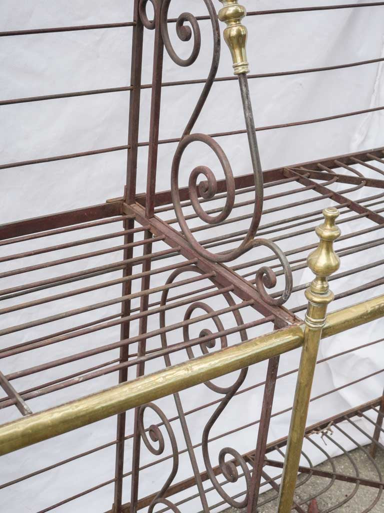 Historic 19th-century boulangerie shelf