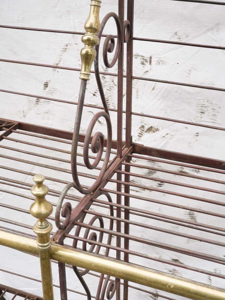 Artisan French wheat shaft shelf