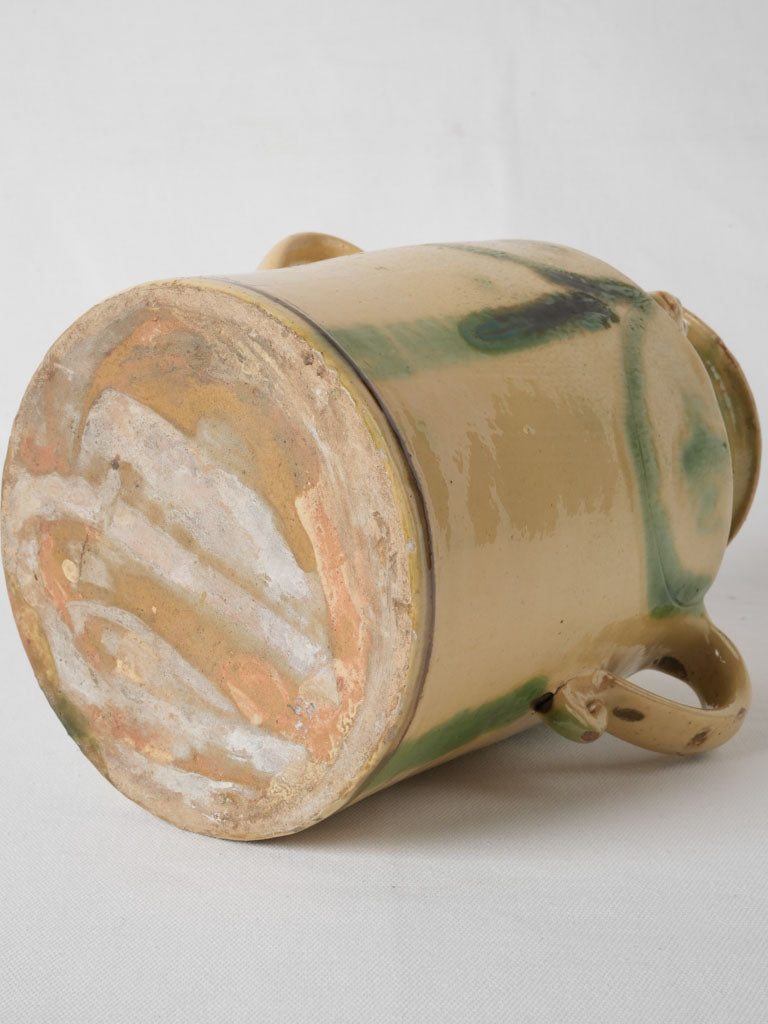 Provence Decorated Glazed Milk Container