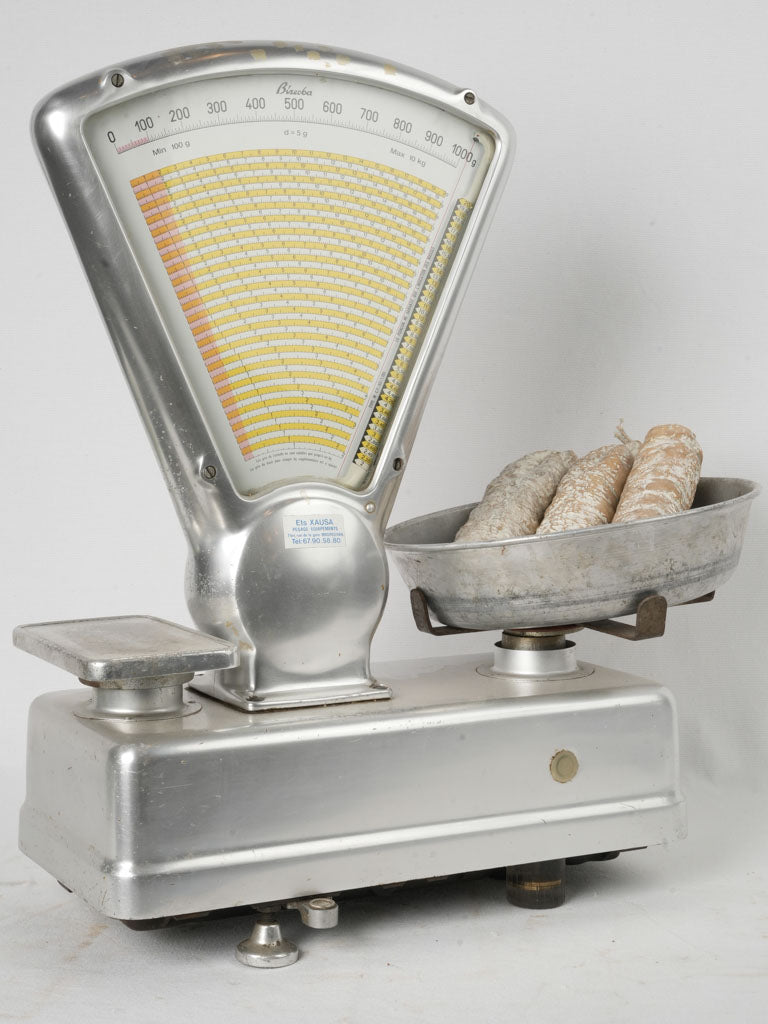 Original label aluminum trade scale