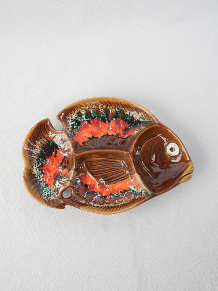 Vintage mid-century ceramic platter