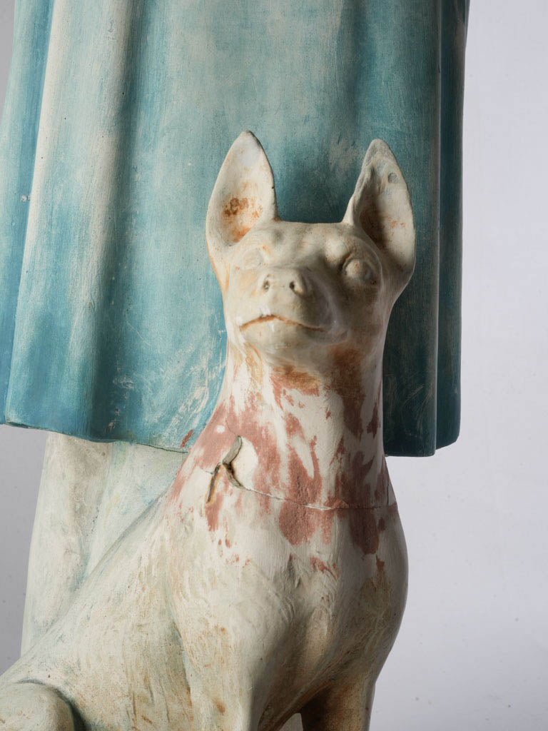 Restored vintage shepherd dog accessory  