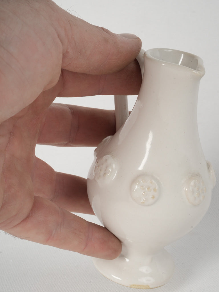 Elegant ceramic Tessier creamer