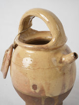 Vintage French terracotta village fountain pitcher