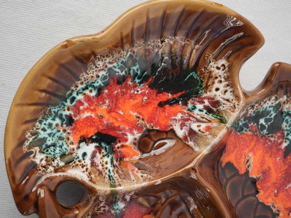Signed and playful vintage tray