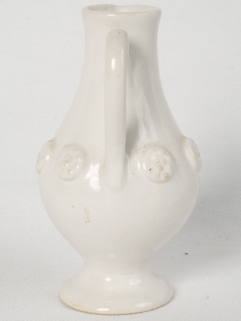 Authentic ornate French ceramic soliflore