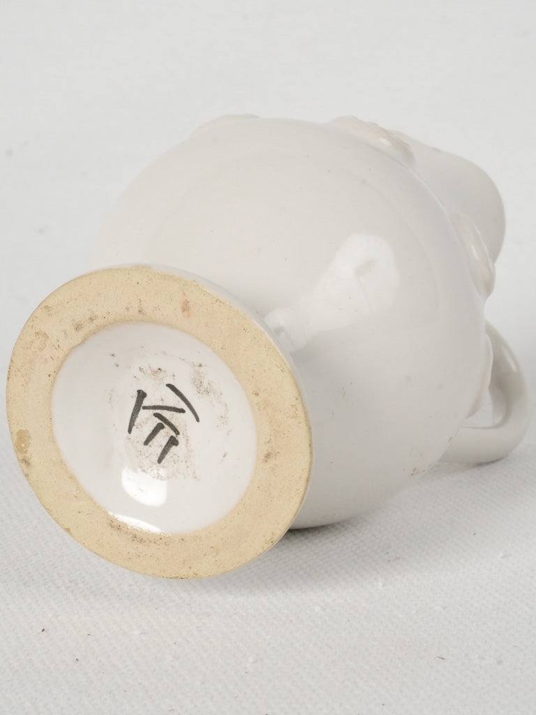 Balanced minimalist French ceramic vessel