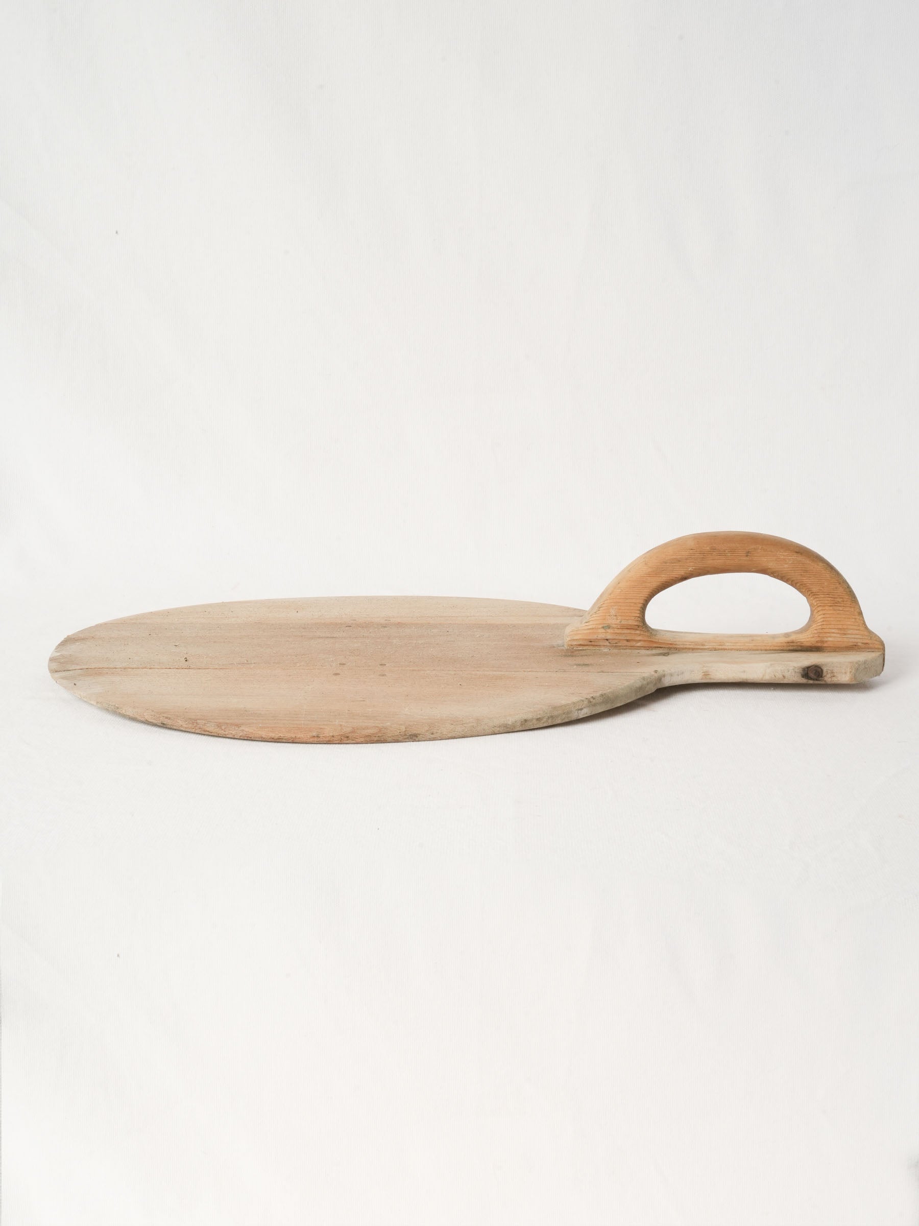 Vintage Wooden Pizza Peel with Top Handle from Chanteduc
