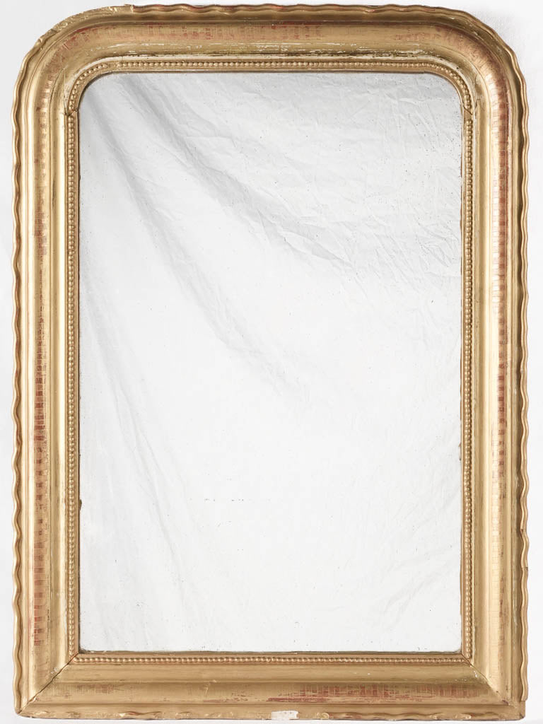 Antique gilded Louis Philippe mirror