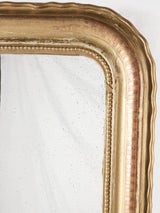 Vintage mercury glass ornate mirror