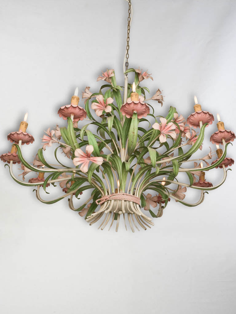 Elegant Parisian floral chandelier  