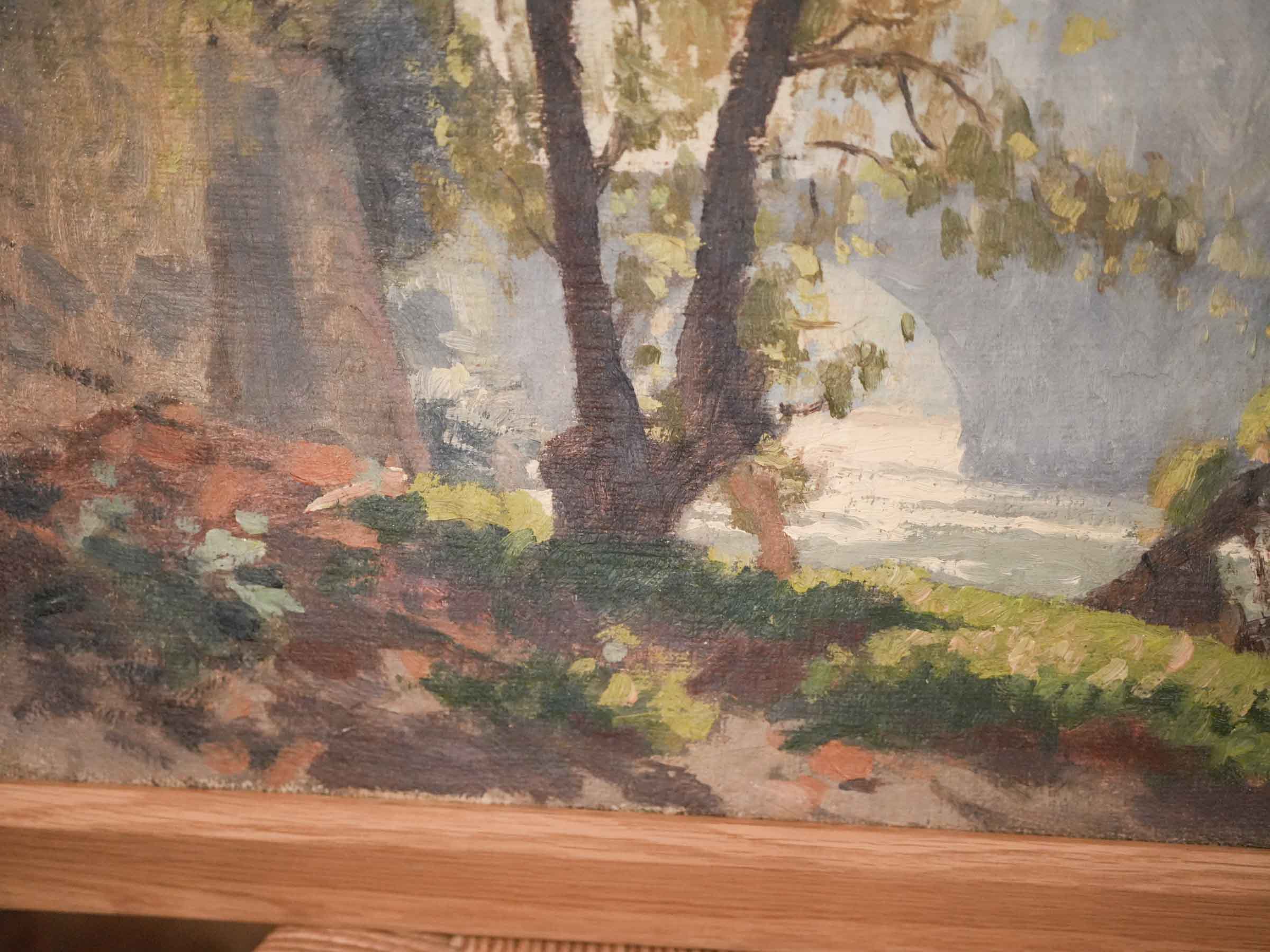 The Roman Bridge at Vaison-la-Romaine by A. Bergier (1881–1971) - 18½" x 25½"