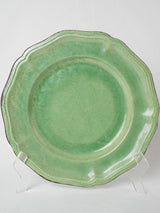 Elegant French glazed ceramic serving platter