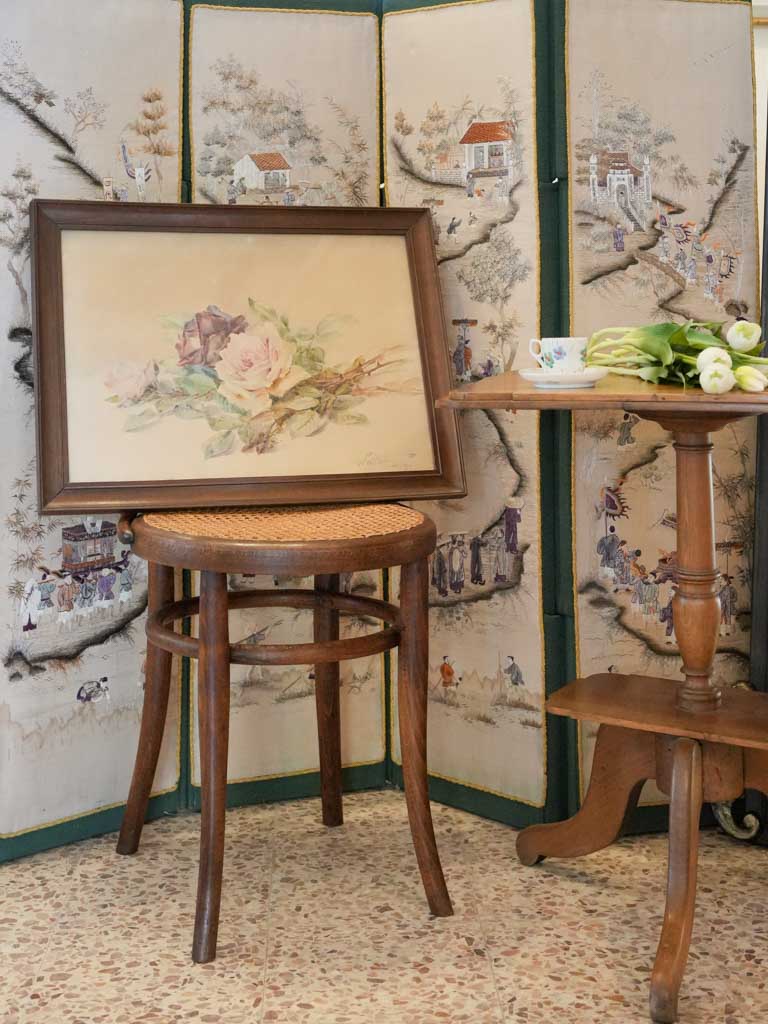 Romantic dated French decorative print