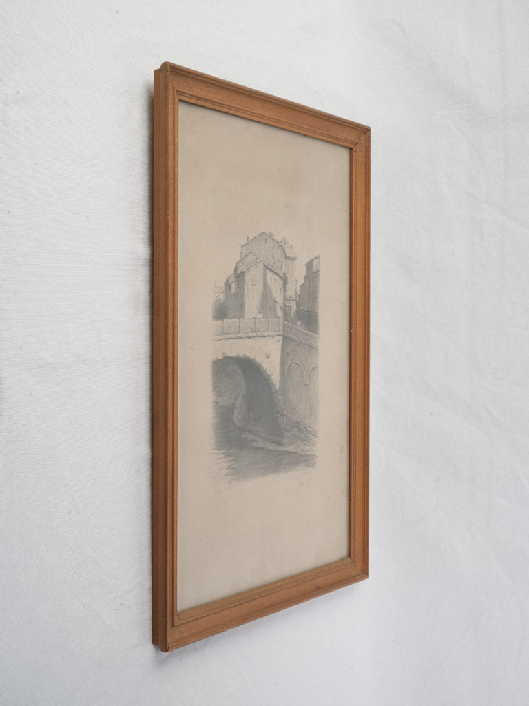 Neutral-toned illustrated artwork  