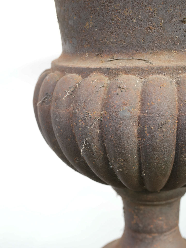 Distinctive antique iron Medici duo  