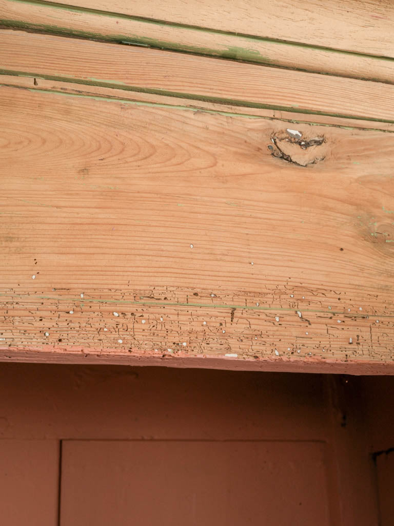 Molded cornice tall cabinet