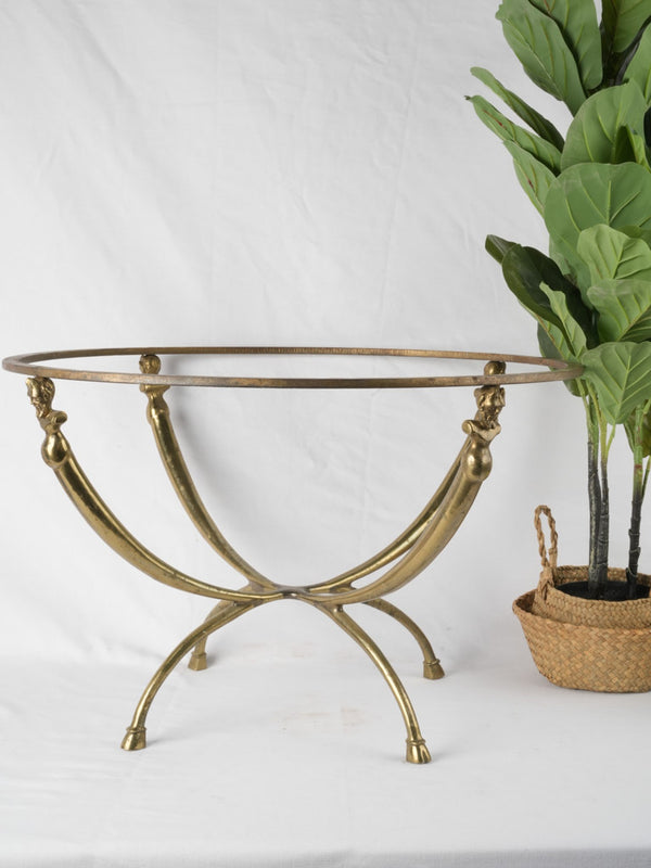 Vintage brass Italian-style table base