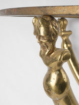 Antique gold-toned Hollywood Regency base