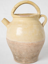 Rustic two-handled pottery vessel