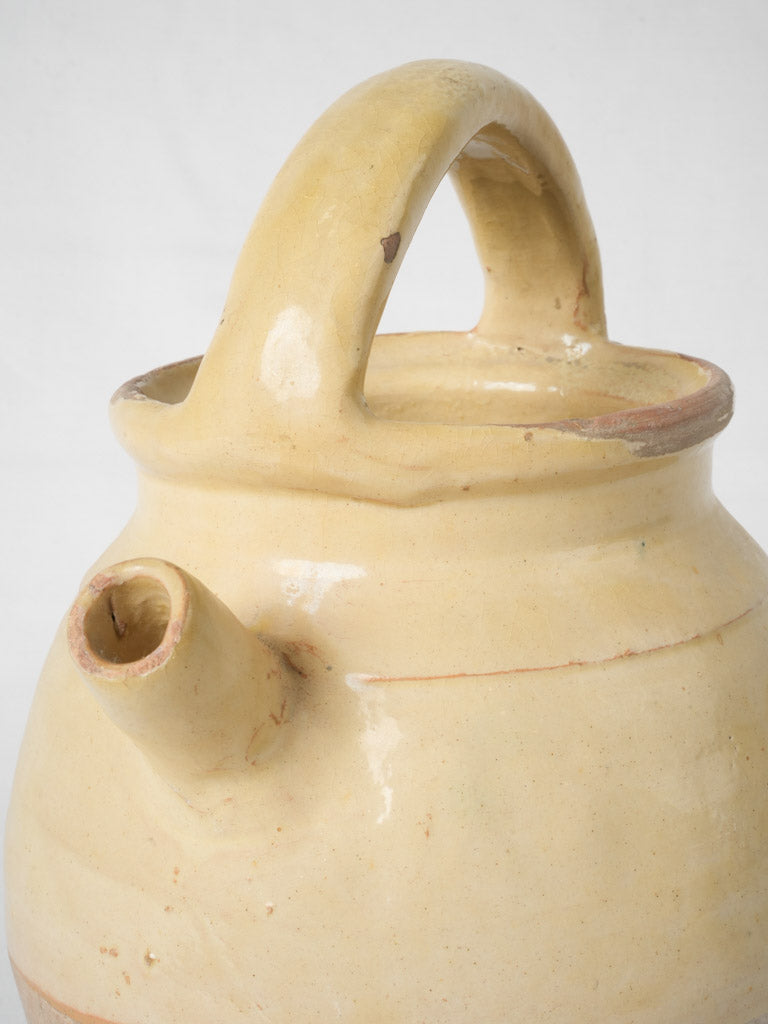 Aged Provencal water pitcher