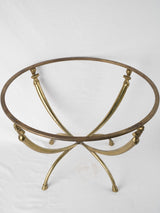 Intricate brasswork Hollywood Regency furniture