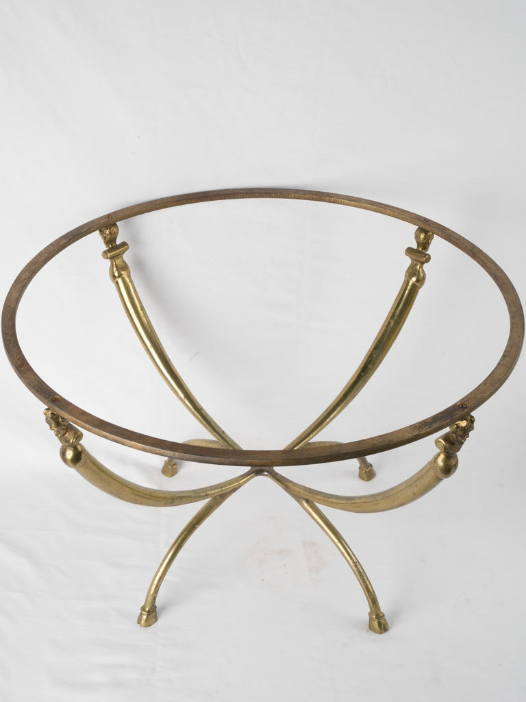 Intricate brasswork Hollywood Regency furniture