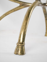 Artisan-crafted Italian brass centaur base