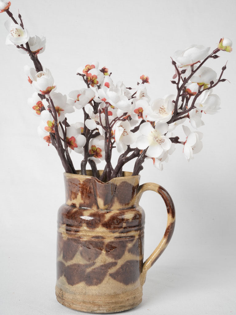 Unique glazed ceramic coffee pot