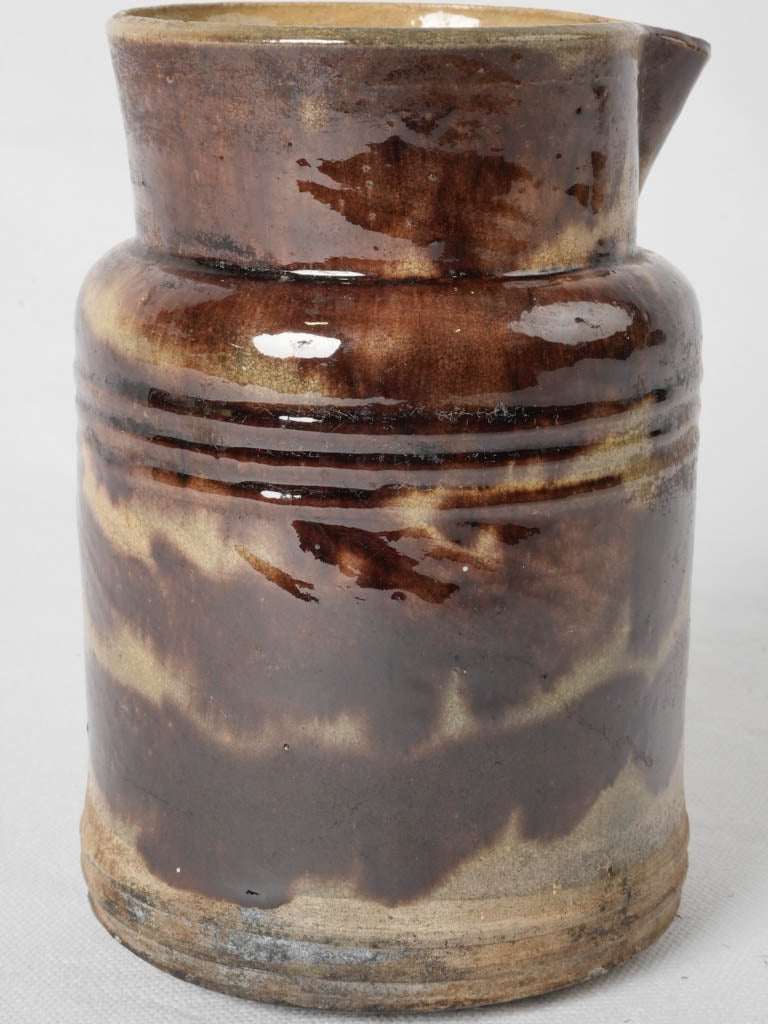 Earthy brown terracotta coffee pot
