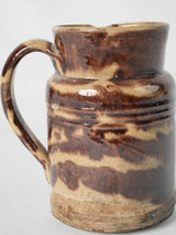 Rustic fireplace pottery coffee pot