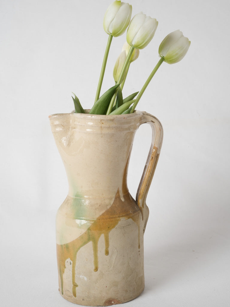 Charming 19th-century French countryside cream pitcher