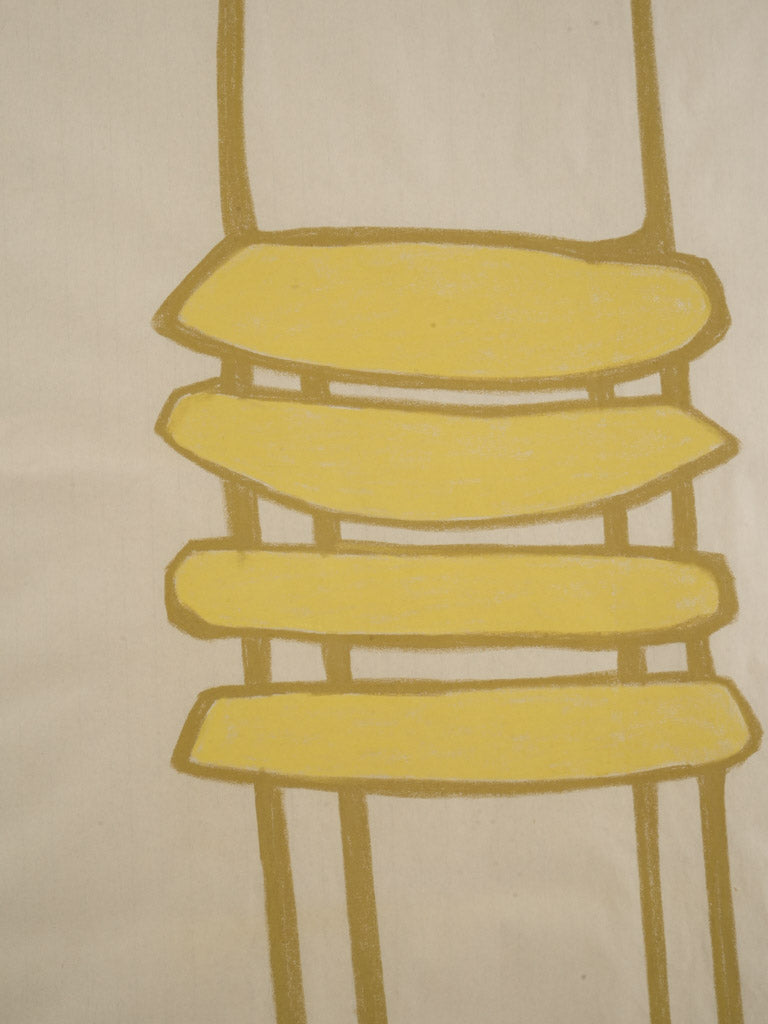 Contemporary stylized chair painting