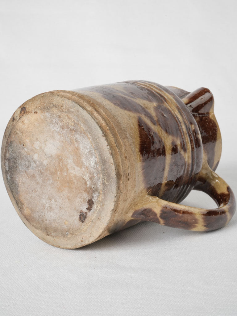 Timeless vintage glazed coffee pot