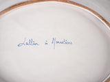 Moustiers soup tureen and platter - white