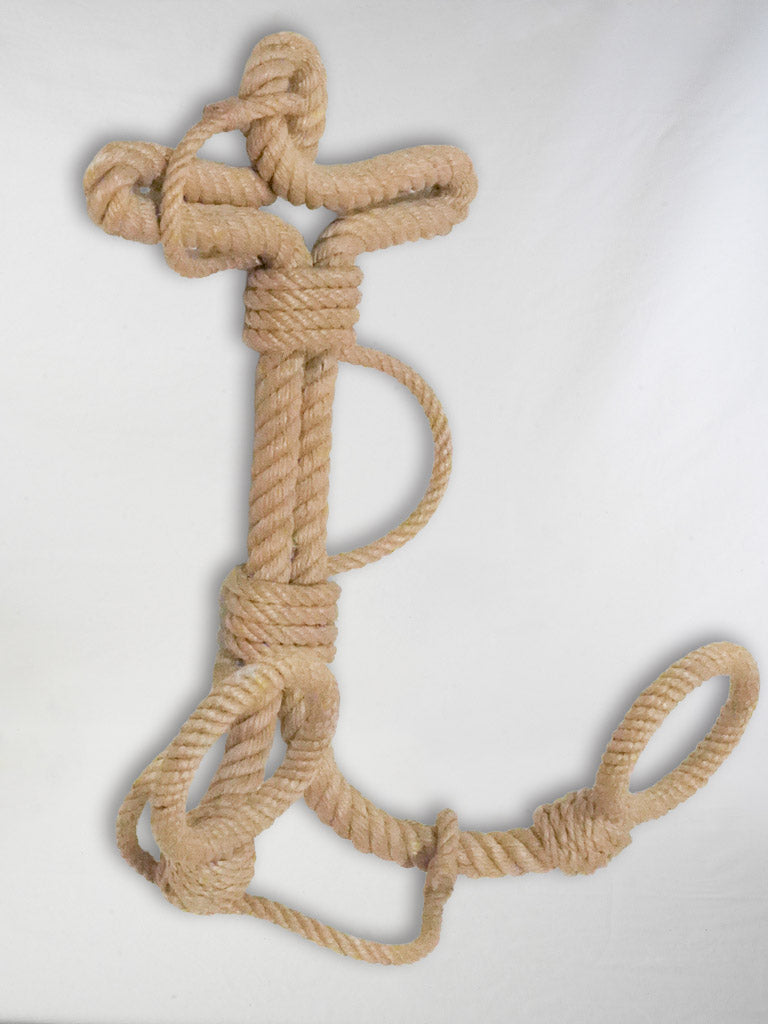 Maritime-inspired rope mirror set  