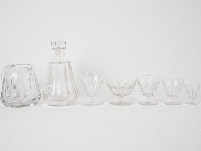 Timeless clear Baccarat water glasses