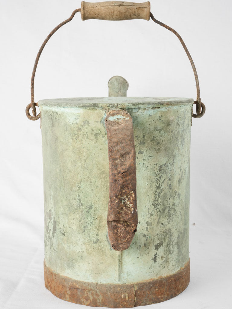 Classic winegrower's copper ornamental vase