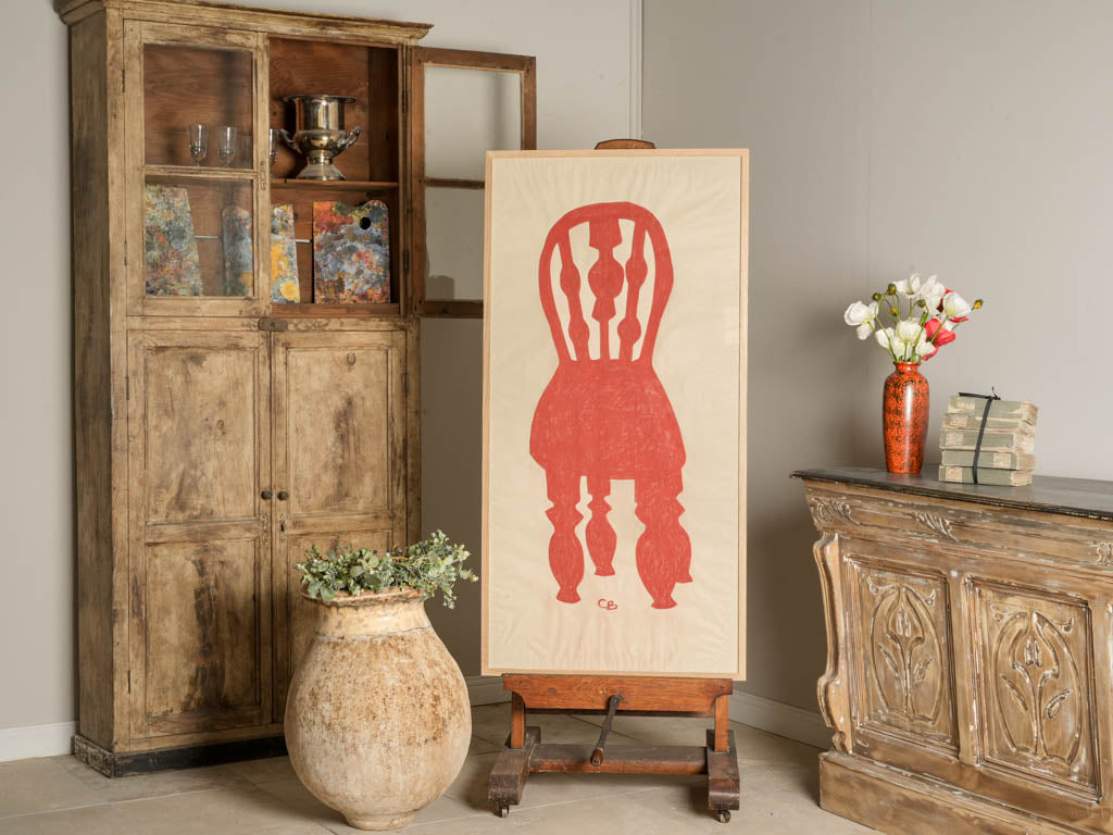 Curvaceous striking icon print