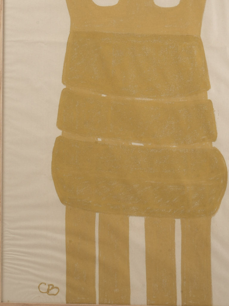 Abstracted poetic silhouette wall art  