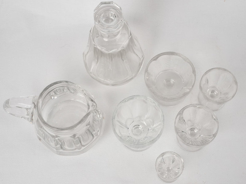 Antique Baccarat crystal pitcher elegance