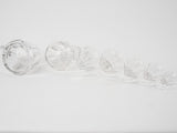 Heritage Baccarat glassware with minor chips