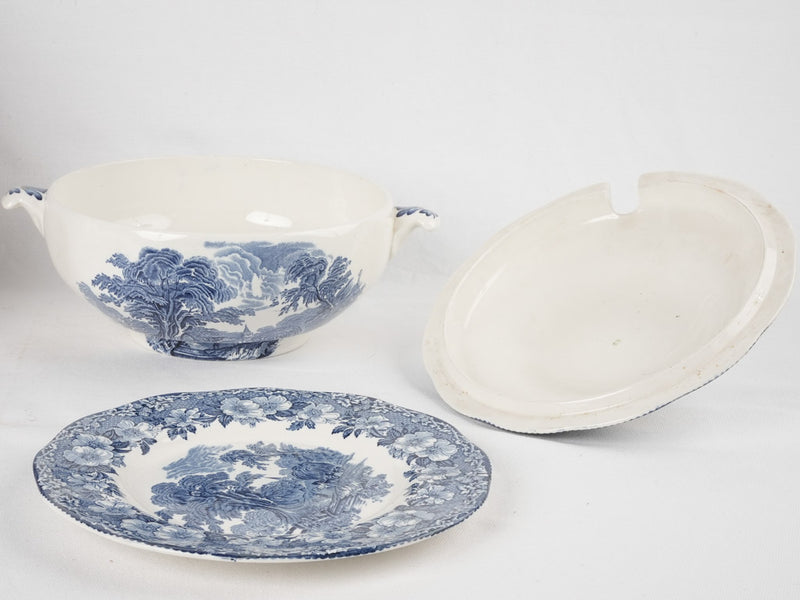 Wedgwood Woodland set - 10 plates & tureen