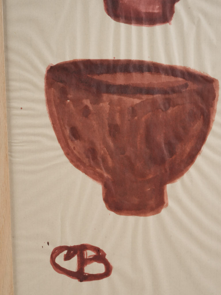 Intimate hand-drawn composition