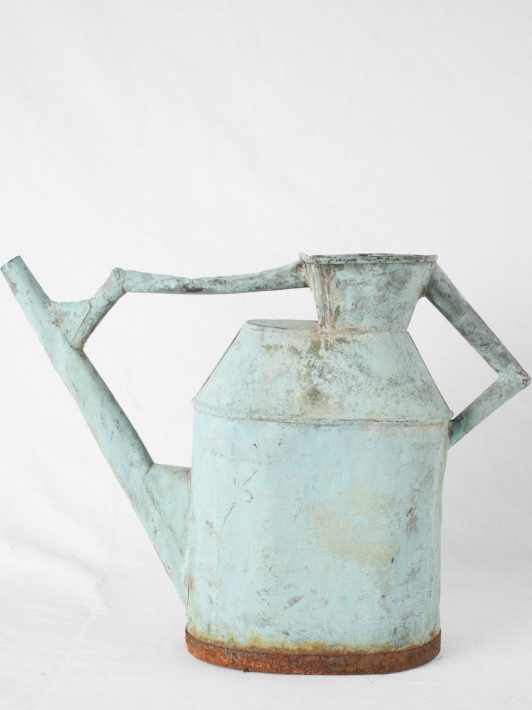 Distressed 19th-century decorative can