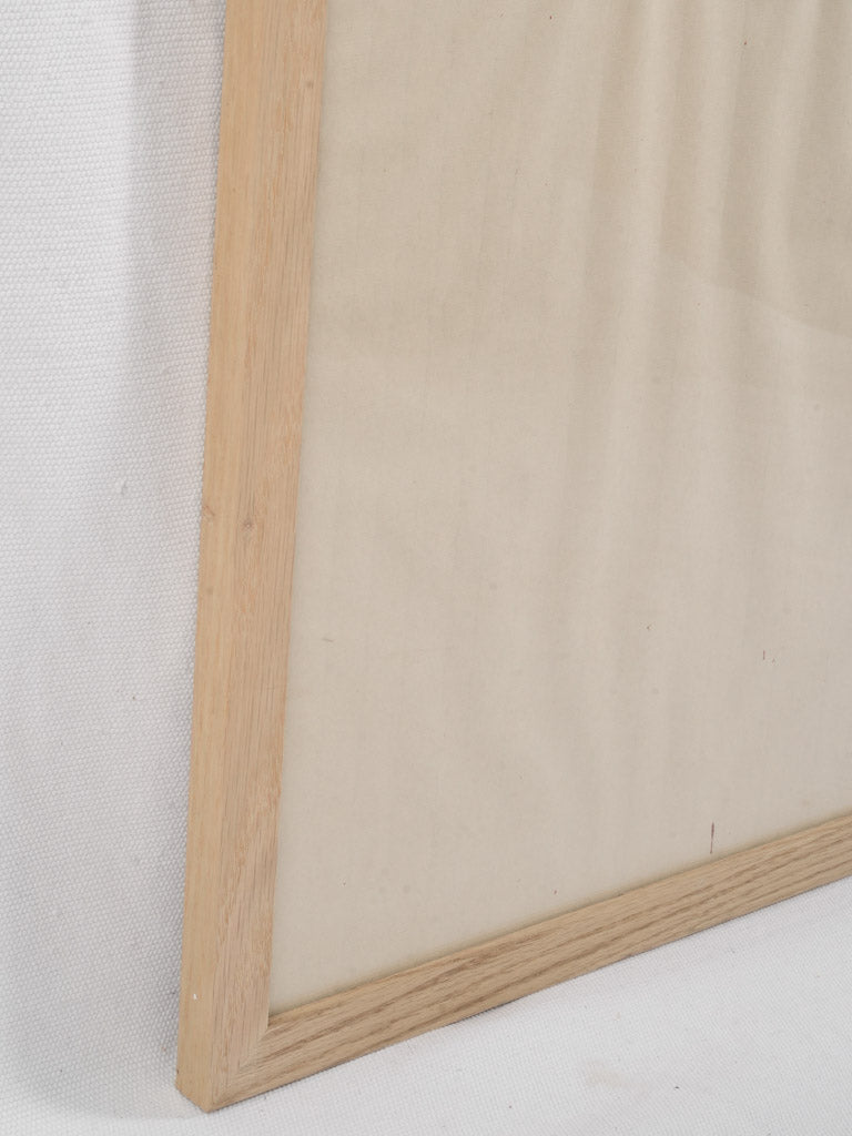Textured natural wood frame