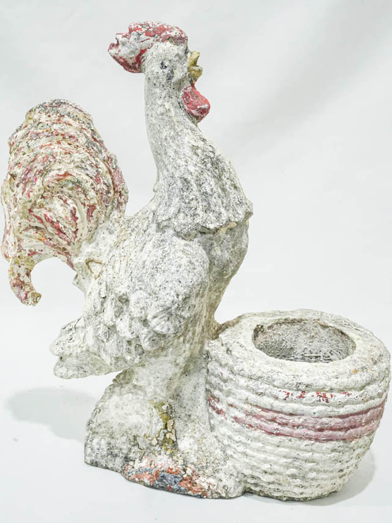 Decorative farmhouse rooster planters