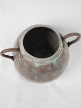 Antique tapered Cauldron - Copper 12¼"